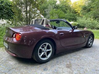2004 BMW Z4 I (E85/E86), пурпурный, 2200000 рублей, вид 5