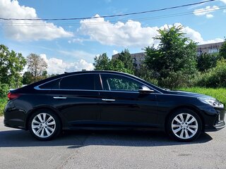 2018 Hyundai Sonata VII (LF) Рестайлинг, чёрный, 1800000 рублей, вид 3