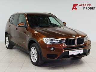 2016 BMW X3 20d xDrive II (F25) Рестайлинг, коричневый, 2150000 рублей, вид 3