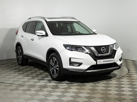 2020 Nissan X-Trail III Рестайлинг, белый, 2059700 рублей, вид 3