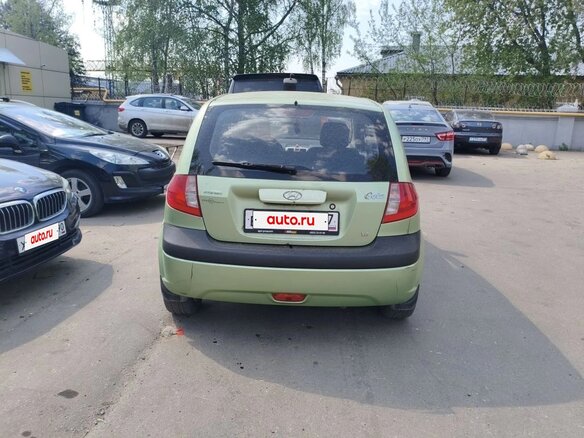 2007 Hyundai Getz I Рестайлинг, зелёный, 440000 рублей - вид 2