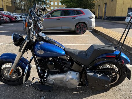 2015 Harley-Davidson Softail Slim, синий, 1180000 рублей, вид 5