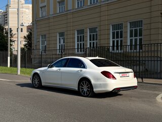 2014 Mercedes-Benz S-Класс AMG 63 AMG Long III (W222, C217), белый, 4750000 рублей, вид 3