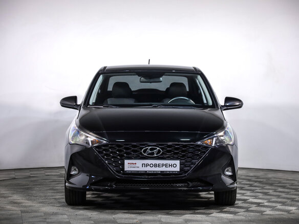 2020 Hyundai Solaris II Рестайлинг, чёрный, 1749000 рублей - вид 1