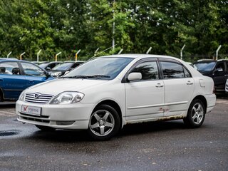 2002 Toyota Corolla IX (E120, E130), белый, 450000 рублей, вид 1