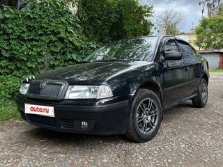 2003 Skoda Octavia I (A4) Рестайлинг, чёрный, 450000 рублей, вид 1