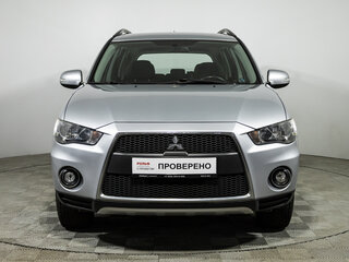 2011 Mitsubishi Outlander II Рестайлинг, серебристый, 849585 рублей, вид 2