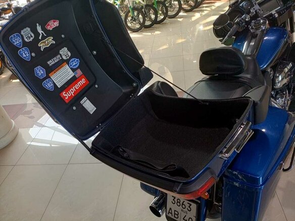 2017 Harley-Davidson Electra Glide, синий - вид 13