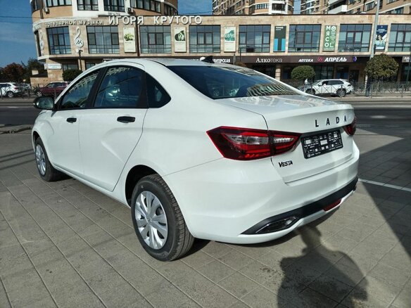 2026 Lada (ВАЗ) Vesta I Рестайлинг (NG), белый - вид 6