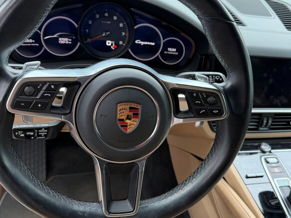 2018 Porsche Cayenne III, синий, 6100000 рублей - вид 11