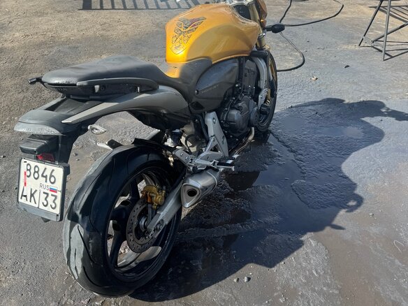 2007 Honda CB 600F Hornet, золотистый, 415000 рублей - вид 7