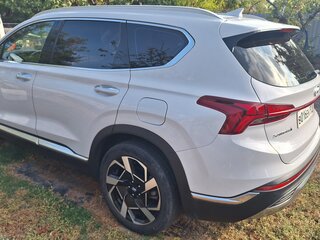 2020 Hyundai Santa Fe IV Рестайлинг, белый, 3500000 рублей, вид 4