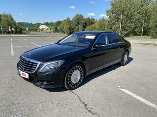2016 Mercedes-Benz S-Класс 500 Long VI (W222, C217), чёрный, 4200000 рублей, вид 1