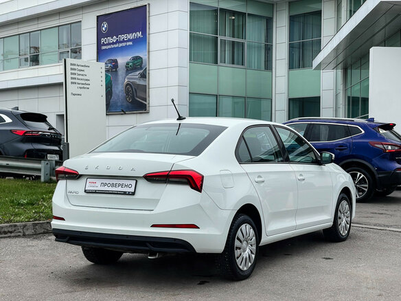2021 Skoda Rapid II, белый, 1790000 рублей - вид 4