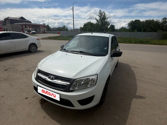 2017 Lada (ВАЗ) Granta I, белый, 450000 рублей - вид 1
