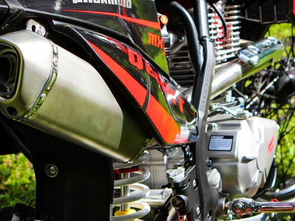 2026 PitonMoto MX5 QUANT CB300RL, красный, 189990 рублей - вид 6