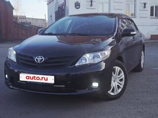 2012 Toyota Corolla X (E140, E150) Рестайлинг, чёрный, 1100000 рублей, вид 1
