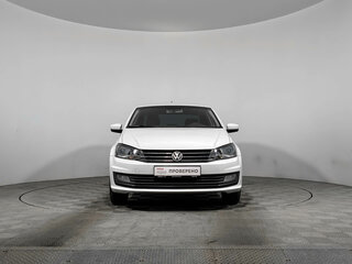 2015 Volkswagen Polo V Рестайлинг, белый, 890000 рублей, вид 2