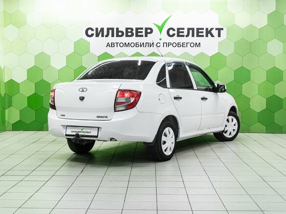 2013 Lada (ВАЗ) Granta I, белый - вид 1