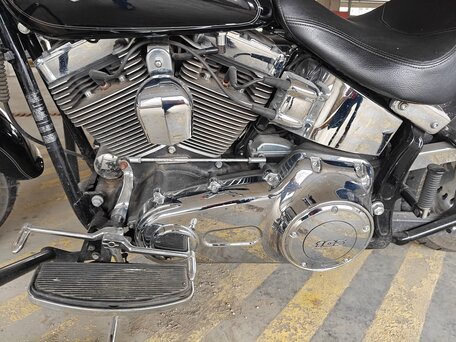 2012 Harley-Davidson Fat Boy, чёрный, 1150000 рублей, вид 4