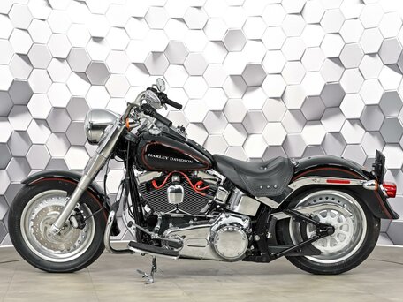 2006 Harley-Davidson Fat Boy, чёрный, 869000 рублей, вид 4