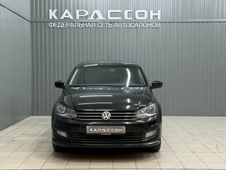 2016 Volkswagen Polo V Рестайлинг, чёрный, 999900 рублей, вид 3