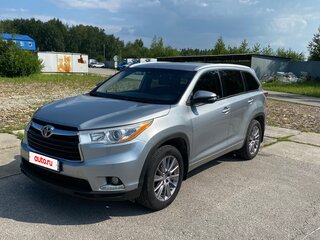 2014 Toyota Highlander III (XU50), серебристый, 2600000 рублей, вид 1