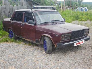 2007 Lada (ВАЗ) 2107, пурпурный, 100000 рублей, вид 1