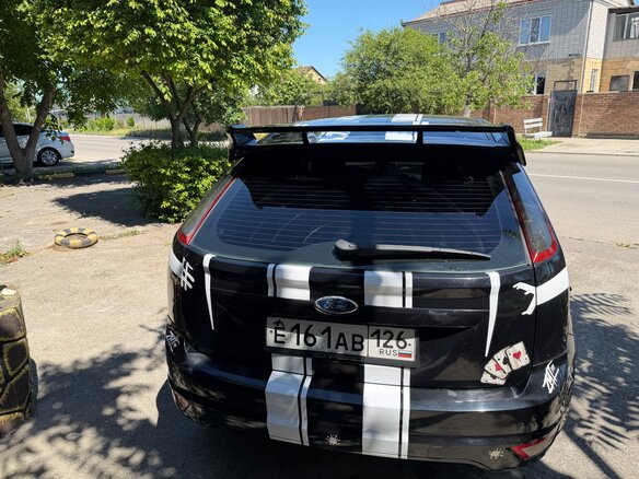 2008 Ford Focus II Рестайлинг, чёрный, 499000 рублей - вид 6