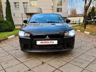 2011 Mitsubishi Lancer X Рестайлинг, чёрный, 615000 рублей, вид 3