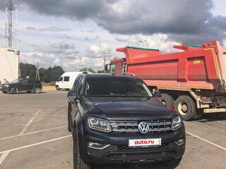 2017 Volkswagen Amarok I Рестайлинг, синий, 3150000 рублей, вид 2