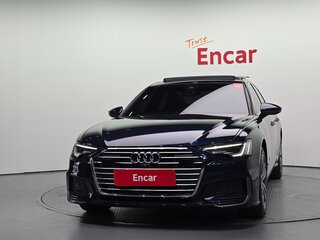 2022 Audi A6 45 TFSI V (C8) Рестайлинг, синий, 4400000 рублей, вид 2