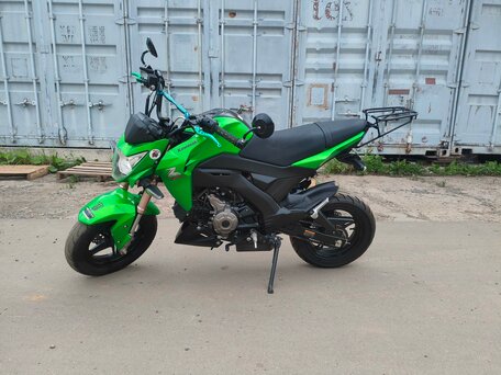 2016 Kawasaki Z 125, зелёный, 269000 рублей, вид 2