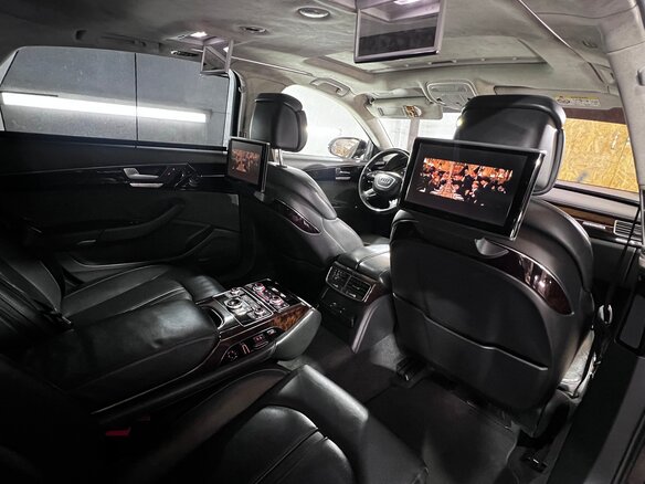 2013 Audi A8 Long III (D4) Рестайлинг, чёрный, 2000000 рублей - вид 1