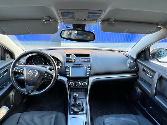 2012 Mazda 6 II (GH) Рестайлинг, белый, 1240000 рублей - вид 7