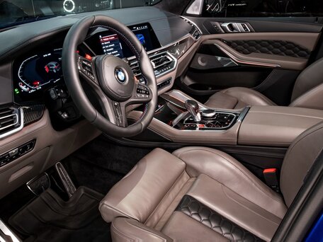 2020 BMW X5 M Competition III (F95), синий, 9700000 рублей, вид 4