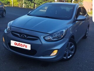 2011 Hyundai Solaris I, серый, 385000 рублей, вид 1