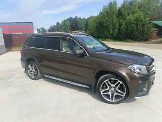 2015 Mercedes-Benz GLS 500 I (X166), коричневый, 3500000 рублей, вид 3
