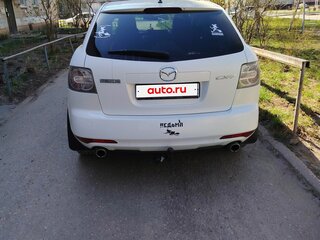 2010 Mazda CX-7 I Рестайлинг, белый, 1350000 рублей, вид 3