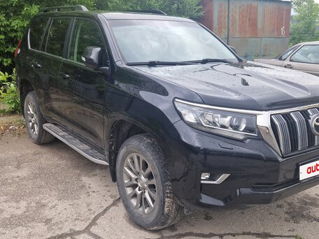 2018 Toyota Land Cruiser Prado 150 Series Рестайлинг 2, чёрный, 5350000 рублей, вид 2
