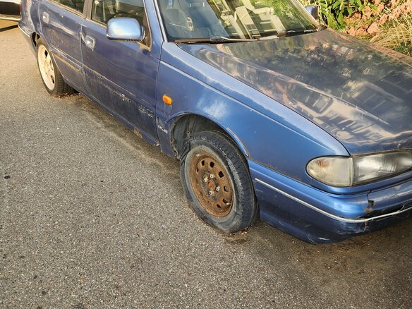 1993 Hyundai Sonata III, синий, 60000 рублей - вид 1
