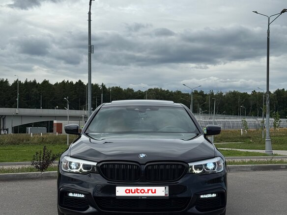 2020 BMW 5 серии 540i xDrive VII (G30/G31/G38), чёрный - вид 5