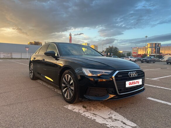 2021 Audi A6 45 TFSI V (C8), чёрный, 3870000 рублей - вид 5