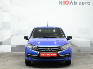 2021 Lada (ВАЗ) Granta I Рестайлинг, синий, 680000 рублей, вид 2