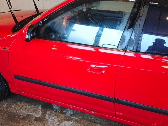 2002 Hyundai Elantra III (XD), красный, 230000 рублей - вид 10