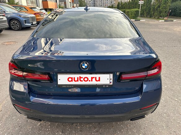 2020 BMW 5 серии 520d xDrive VII (G30/G31/G38) Рестайлинг, синий - вид 5