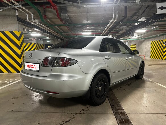2006 Mazda 6 I (GG) Рестайлинг, серый, 1200000 рублей - вид 4