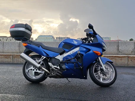 1998 Honda VFR 800, синий, 385000 рублей, вид 2