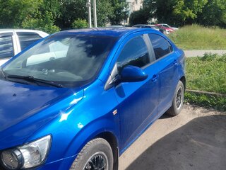 2012 Chevrolet Aveo II, синий, 530000 рублей, вид 4