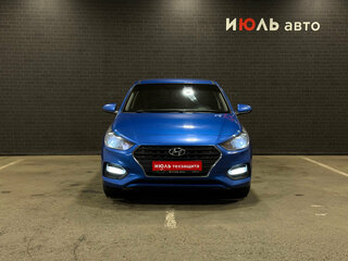 2019 Hyundai Solaris II, синий, 1470000 рублей, вид 2